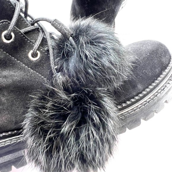 🌷❤️🔥FINAL SALE 🔥 NO OFFERS🌷💥Jimmy Choo Elba Black Suede Ankle Boots 36 - Picture 5 of 8